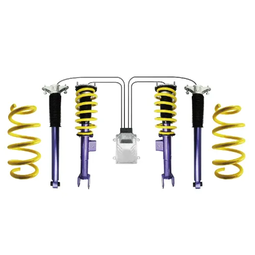 Schematic diagram of the suspension system assembly 2WD